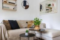 A seating area at La casa Escaniana