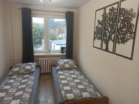 Posteľ alebo postele v izbe v ubytovaní APARTAMENT CENTRUM Międzychód