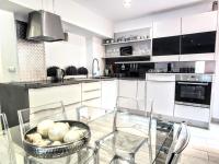 A kitchen or kitchenette at Getares Beach