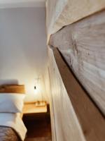 Postel nebo postele na pokoji v ubytování Ruralna kuća za odmor Kablarovo Brdo