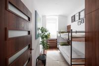 Postel nebo postele na pokoji v ubytování Vienna City Business Rooms