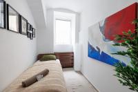 Postel nebo postele na pokoji v ubytování Vienna City Business Rooms