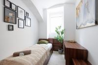 Postel nebo postele na pokoji v ubytování Vienna City Business Rooms