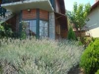 Vonkajšia záhrada v ubytovaní Zeus-Village οικισμός φινλανδικών chalet με πισίνες & γυμναστήριο