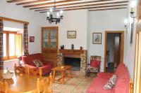 Posezení v ubytování Casa rural El Salero Moratalla piscina y chimenea