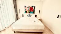 Půdorys ubytování 2 Bedroom Beachfront Aqua Apartment SDV374 By Samui Dream Villas