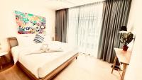 Půdorys ubytování 2 Bedroom Beachfront Aqua Apartment SDV374 By Samui Dream Villas