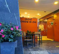 A restaurant or other place to eat at Hotel Ciudad Cangas de Onis
