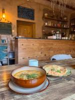 Jídlo v luxury tent nebo okolí