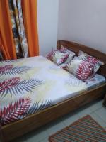 Le TOUNKARANKE residence FASSO KANU- villa-にあるベッド