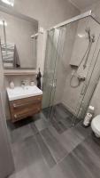 Koupelna v ubytování Apartmán Štěpa