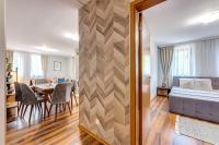 Posezení v ubytování Luxury Flat in Grand Resort Pamporovo by Flat Mаnager