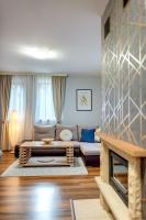 Posezení v ubytování Luxury Flat in Grand Resort Pamporovo by Flat Mаnager