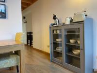Kuchyň nebo kuchyňský kout v ubytování Apartamentos Ciudad Santiago