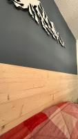 Posteľ alebo postele v izbe v ubytovaní Astro alpino House