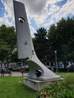 a statue of a sail boat in a park at Bali Dream II Hyper Centre Fontaine Moussue in Salon-de-Provence