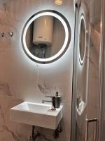 A bathroom at Nikoletta's home