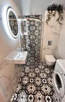 A bathroom at Nikoletta's home