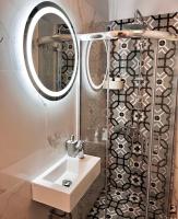 A bathroom at Nikoletta's home