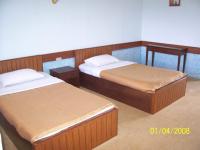 Postel nebo postele na pokoji v ubytování Saichonview Riverkwai Resort