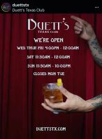 a flyer for a pub with two people holding a drink at Western 1924 Luxury Lofts in Martindale