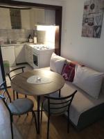 Kuchyňa alebo kuchynka v ubytovaní Apartman Ris Gorski Kotar Crni Lug