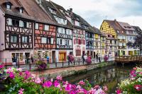 Widok na miasto Colmar z tego apartamentu