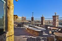 En balkon eller terrasse på Shoshone Rose Casino & Hotel