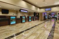 a hotel lobby with a check in counter at Harrah's Lake Tahoe Hotel & Casino in Stateline