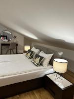 Postel nebo postele na pokoji v ubytování Sana Ski apartment 702 in Flora, Borovets