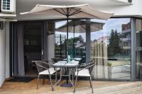 Balkón alebo terasa v ubytovaní Apartament Horyzont 101
