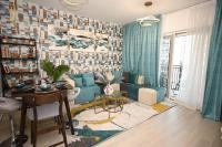 Posezení v ubytování Yas Island 2 BR Turquoise