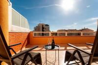 Balkón nebo terasa v ubytování PRIMERA LINEA, GRAN TERRAZA, MARAVILLOSAS VISTAS, ALTO standing