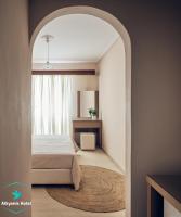 Posteľ alebo postele v izbe v ubytovaní Alkyonis hotel