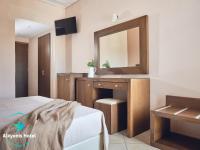 Posteľ alebo postele v izbe v ubytovaní Alkyonis hotel