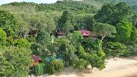 an aerial view of a resort in the forest at Banyan Bay Villas in Ko Jum