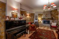 Posezení v ubytování Archontiko Fiamegou Hotel&Spa