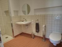 a bathroom with a sink and a toilet at Gîte Marronnier in Tourrettes-sur-Loup