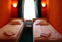 Postel nebo postele na pokoji v ubytování Hotelové Pokoje Kolčavka