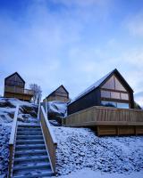 冬のLofoten Cabinsの様子