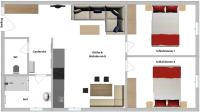 Plán poschodí v ubytovaní Appartement Krahlehen