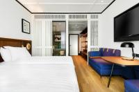 Posteľ alebo postele v izbe v ubytovaní Hotel Tres Reyes San Sebastián