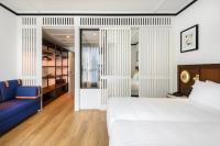 Posteľ alebo postele v izbe v ubytovaní Hotel Tres Reyes San Sebastián