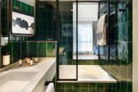Kúpeľňa v ubytovaní Hotel Tres Reyes San Sebastián