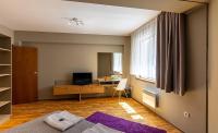 TV a/nebo společenská místnost v ubytování N.Joy Holiday Apartment 413 by Sunny Hills