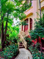 Zahrada ubytování La Rivière d' Angkor Resort