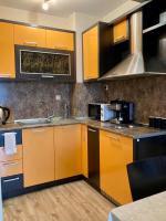 Kuchyň nebo kuchyňský kout v ubytování Apartments Iva