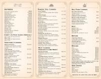 海伊Outback Quarters Motel Hay and Restaurant的瓦桑特瓦桑特餐厅的菜单效果图