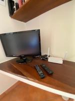 Televízia a/alebo spoločenská miestnosť v ubytovaní V Apartments