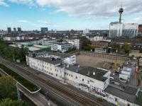 Půdorys ubytování 4* Boutique Zimmer am Düsseldorf Hafen + ÖPNV & TG